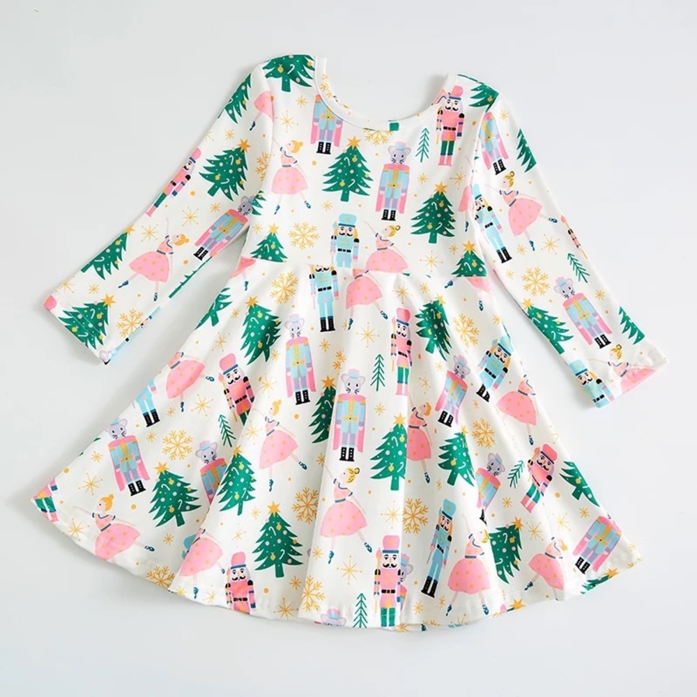 Nutcracker Toddler Girl Christmas Dress, 3T 4T NWT